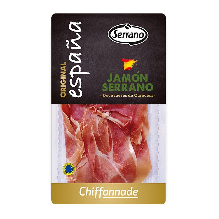 Serrano Spanish Slices Jamon Chiffonnade 100g
