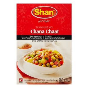 Shan  Chaat Masala Recipe & Seasoning Mix 50g