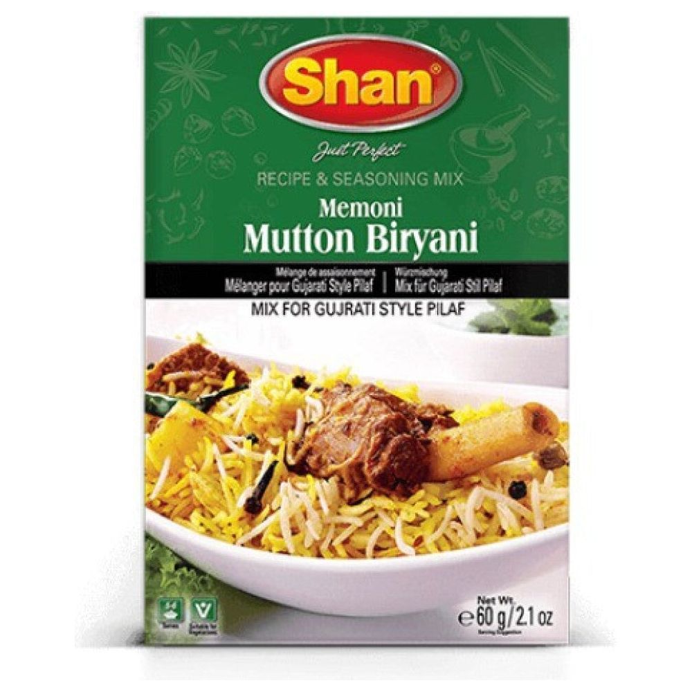 Shan Memoni Mutton Biryani Recipe & Seasoning Mix 60g