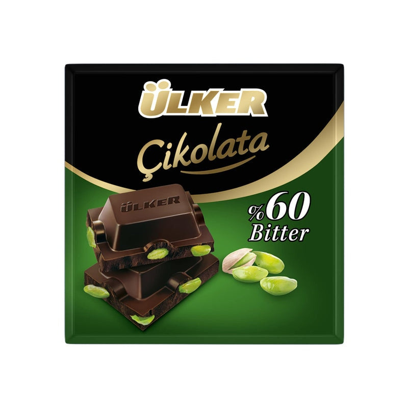 šlker Bitter Chocolate Pistachio 60g
