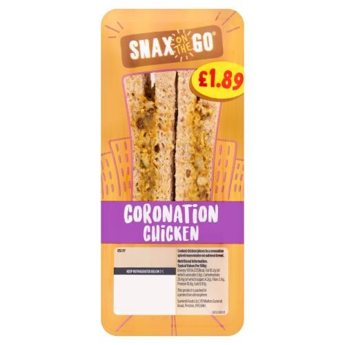 Snax on the Go Coronation Chicken Sandwich
