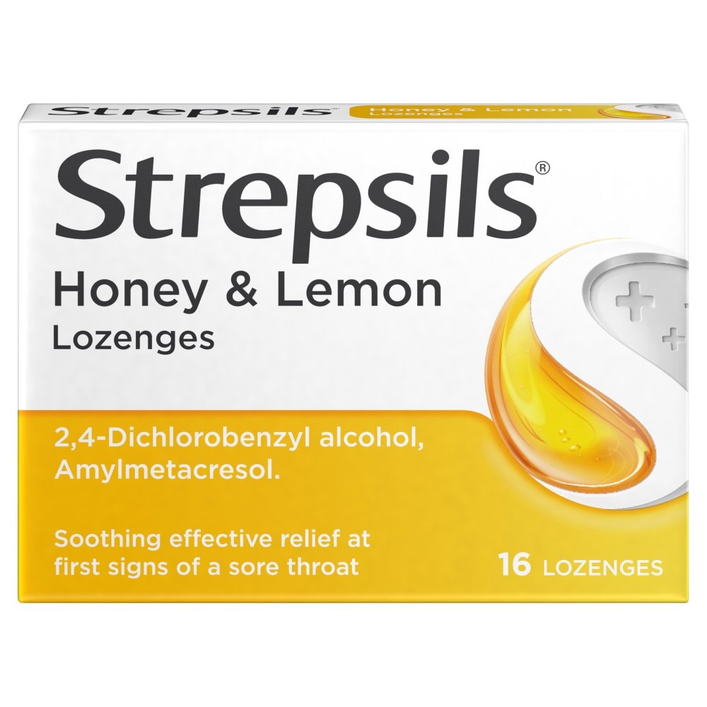 Strepsils Honey and Lemon 16 Lozenges