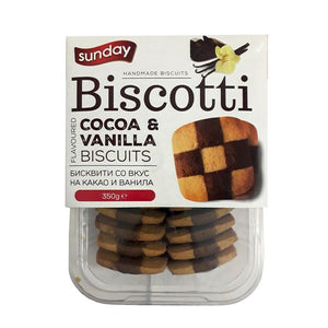 Sunday Biscuits with Cocoa and Vanilla Flavor 350g