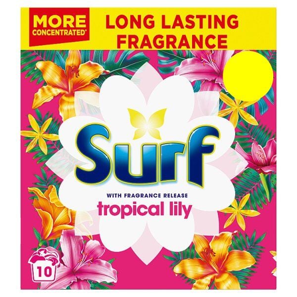 Surf Laundry Powder Tropical Lily 500g 10 washes