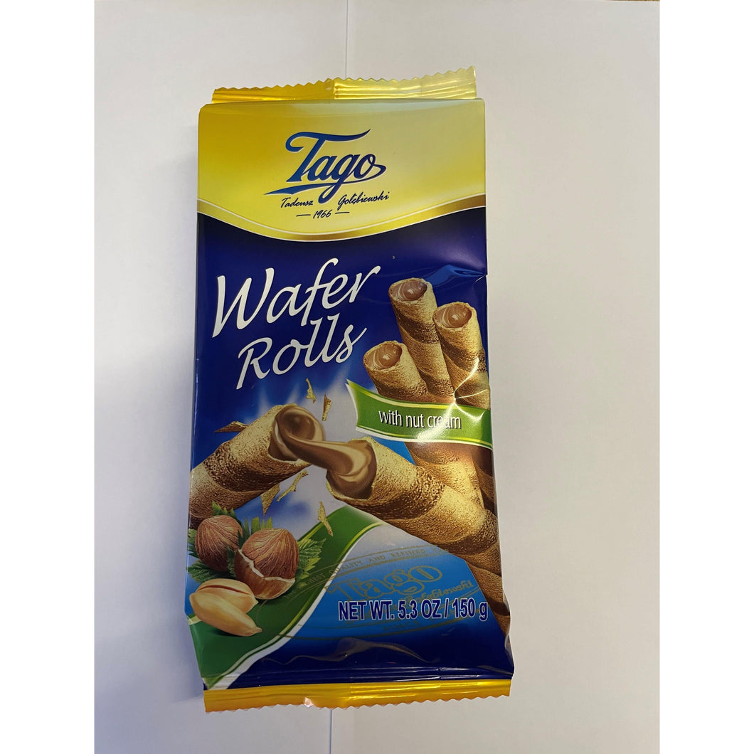 Tago Wafer Rolls with Nut Cream 150g