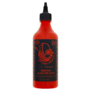 Thai Dragon Extra Hot Sriracha Black Fire Sauce 455ml