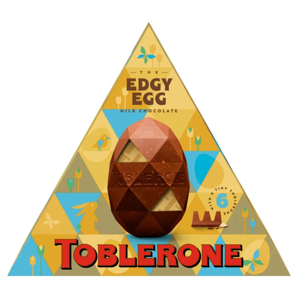 Toblerone The Edgy Egg Milk Chocolate Easter Egg 298g