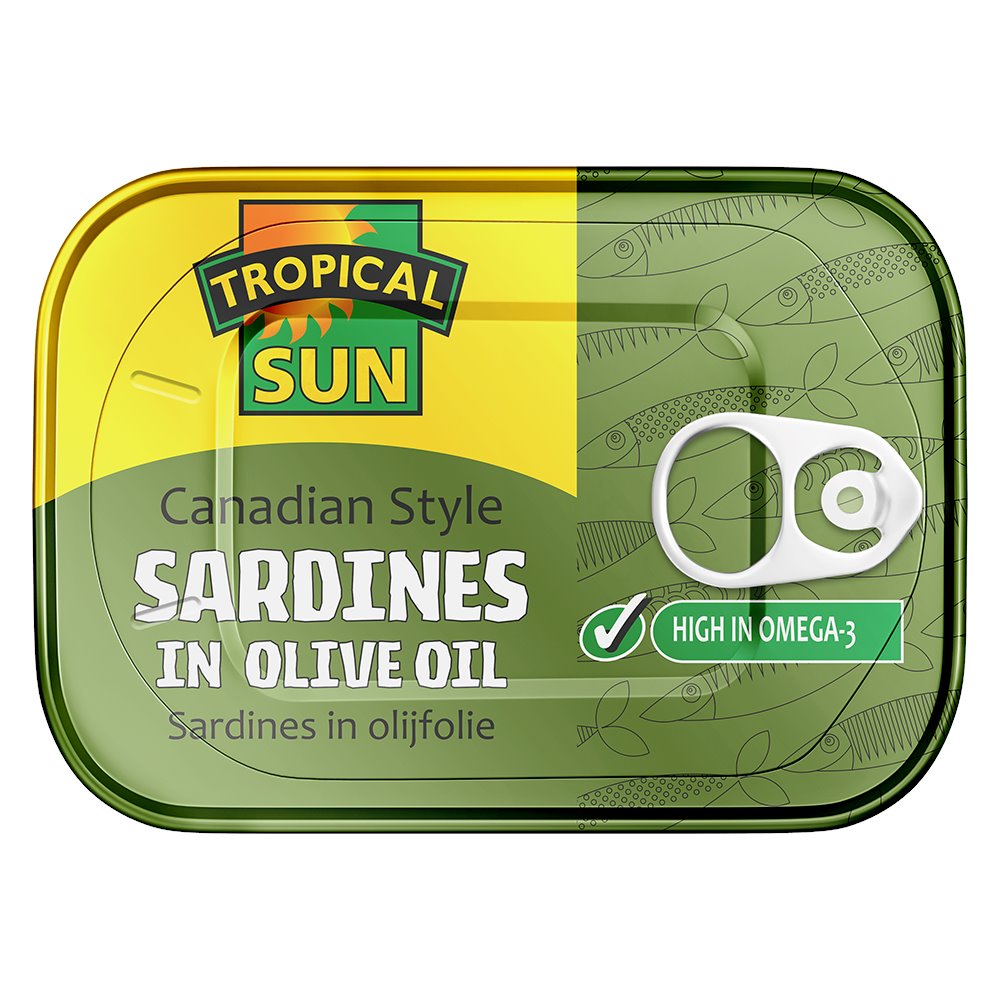 Tropical Sun Canadian-Style Sardines In Olive 106g