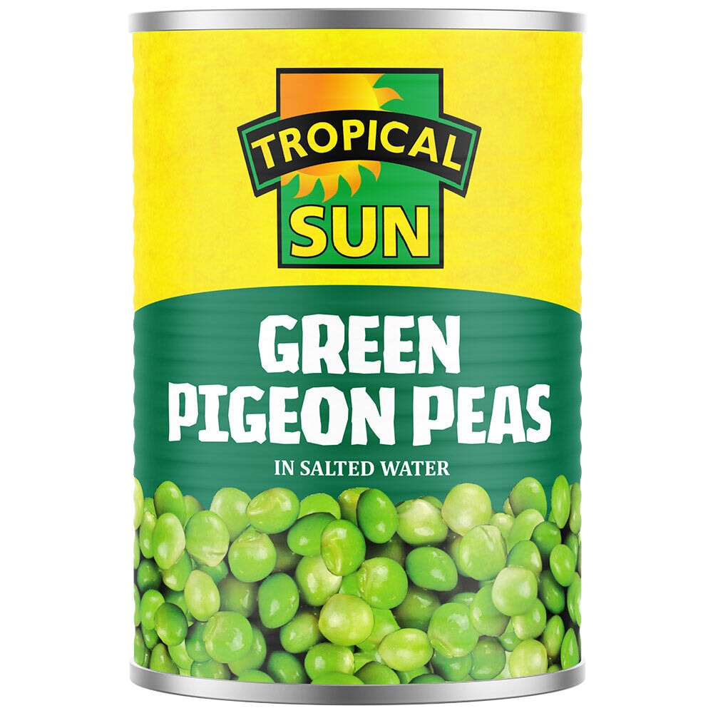 Tropical Sun Green Pigeon Peas in Salted Water 400g