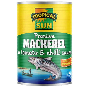 Tropical Sun Premium Mackerel In Tomato & Chilli Sauce 400g