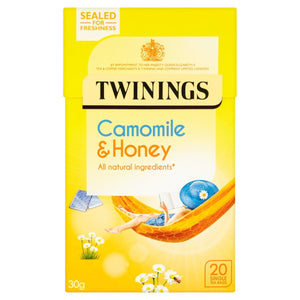 Twinings Camomile & Honey 20 Single Tea Bags