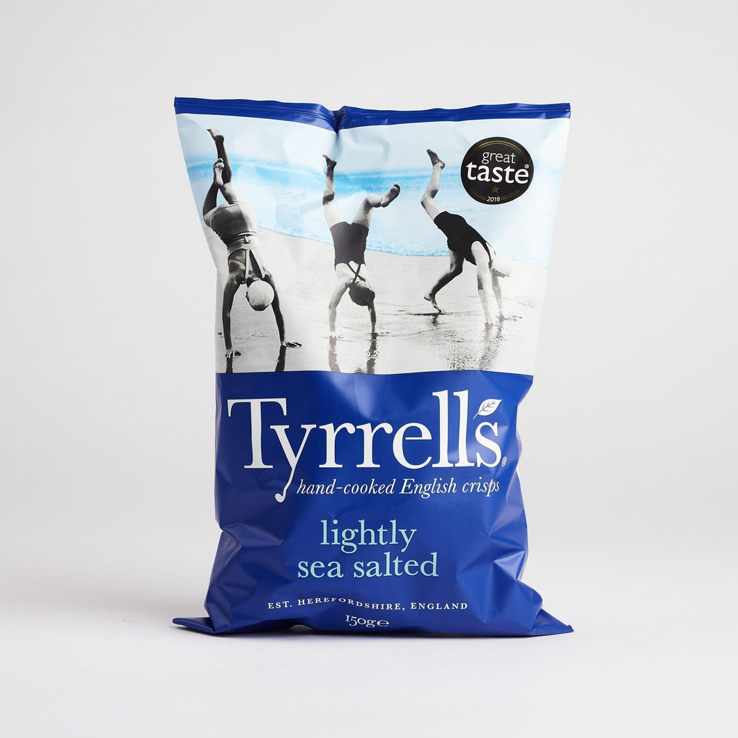 Tyrrell's Lightly Sea Salted Potato Crisps 150g