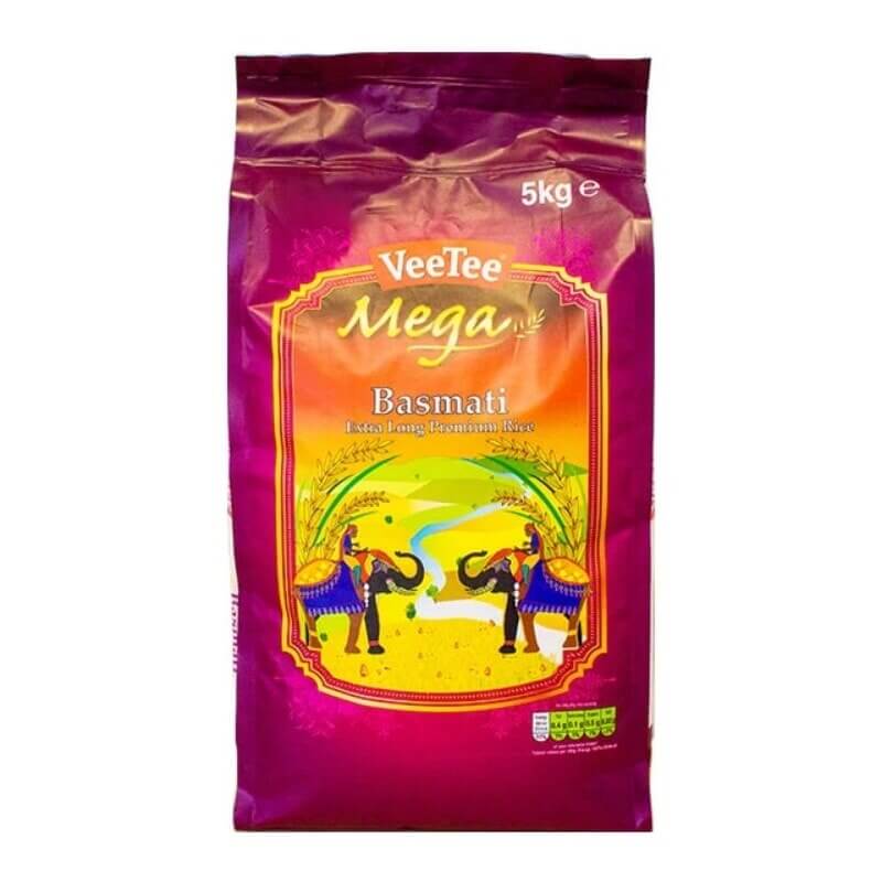 Veetee Mega Basmati 5kg | Same Day Grocery Delivery - Lambeth