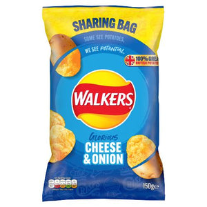 Walkers Glorious Cheese & Onion 150g