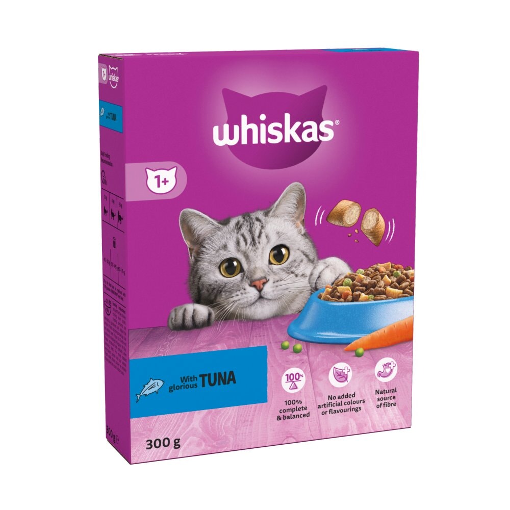 Whiskas Dry 1+ with Glorius Tuna 300g