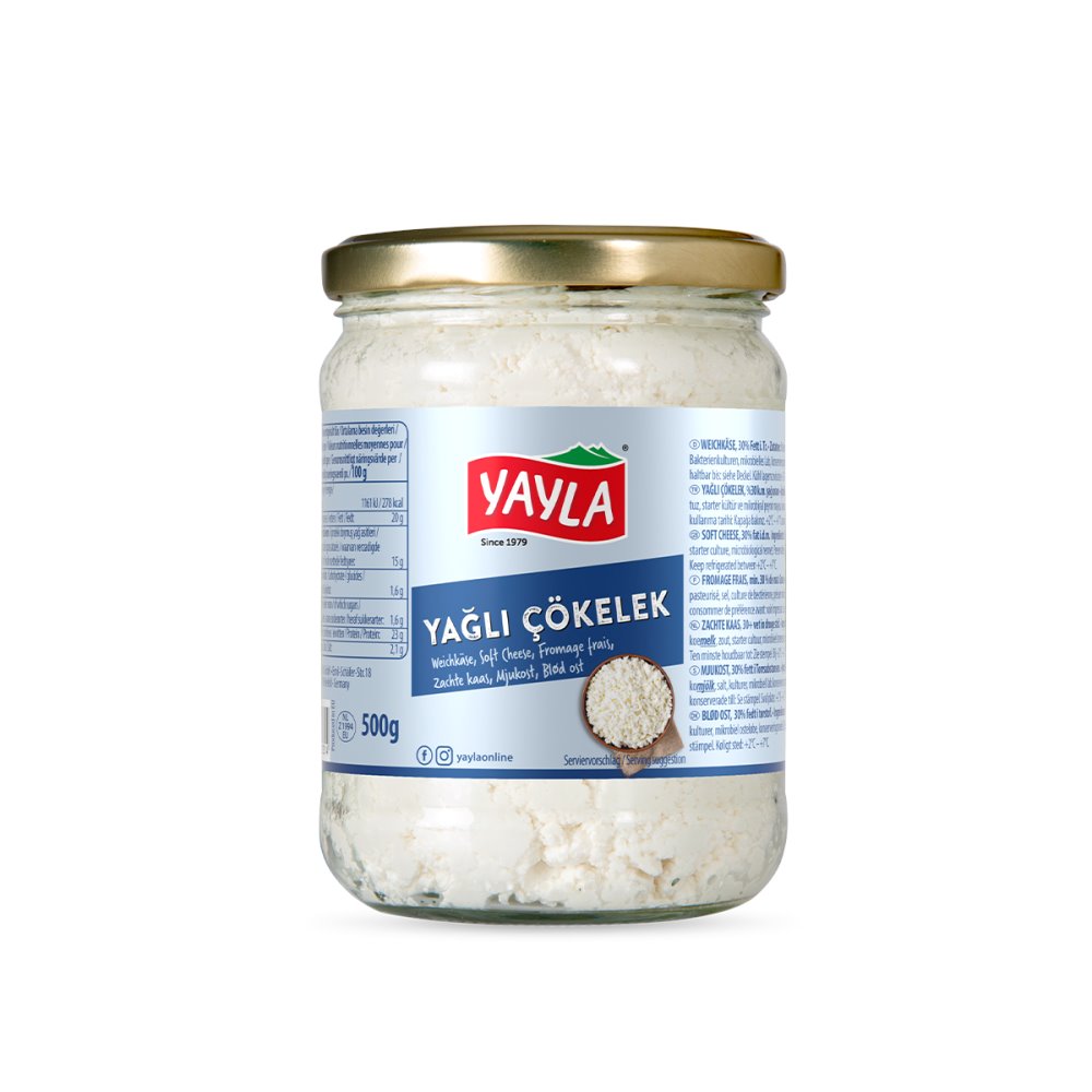 Yayla Yagli Cokelek Cheese Glass 500g