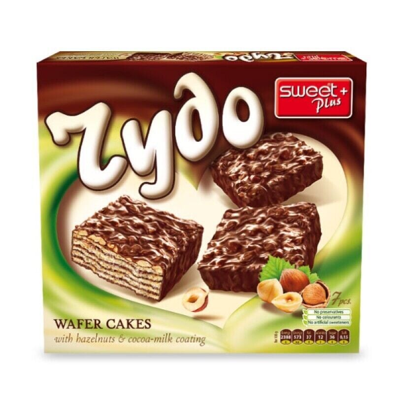 Zydo Wafer with Hazelnuts 125g
