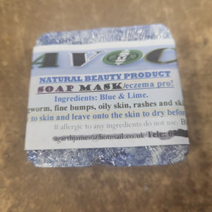 AVOC Natural Beauty Product SOAP MASK/Eczema Pro! - Blue