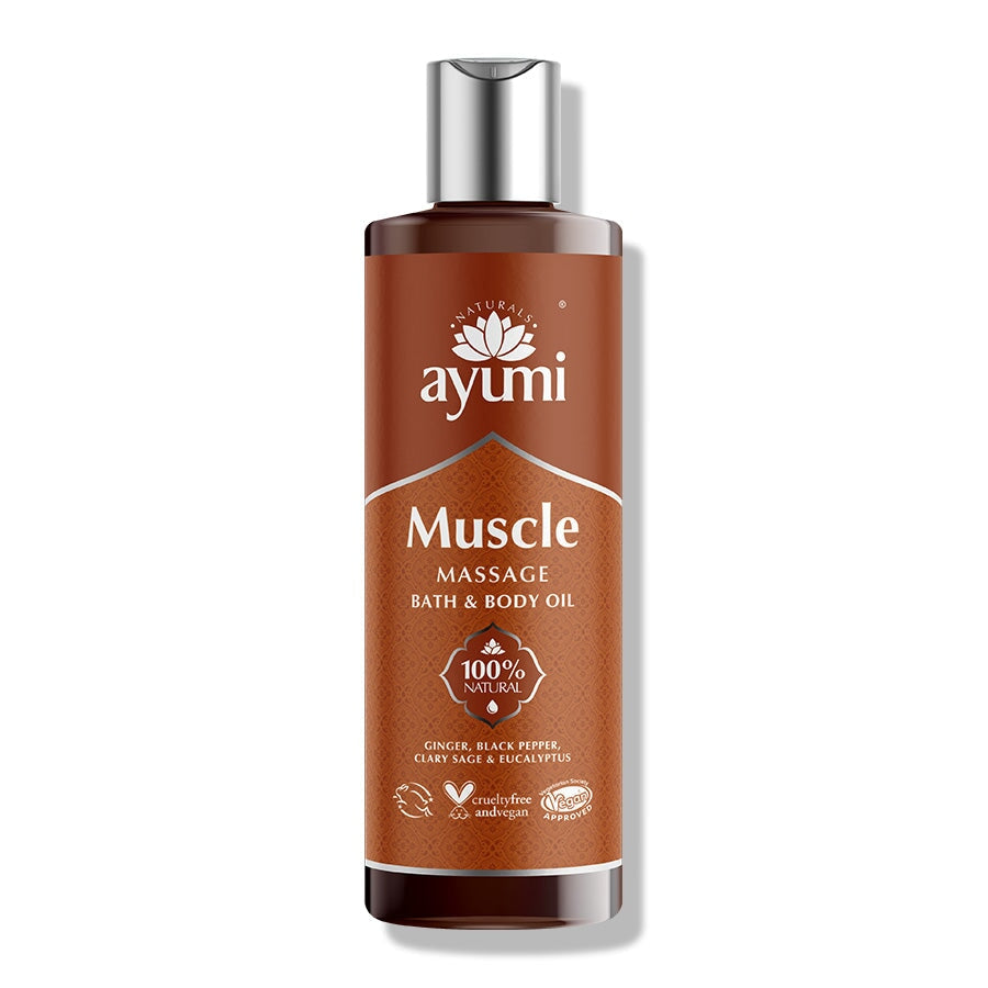 Ayumi Muscle Massage Bath & Massage Oil 250ml