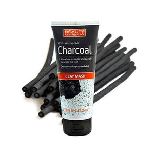 Beauty Formulas Charcoal Clay Mask 100ml