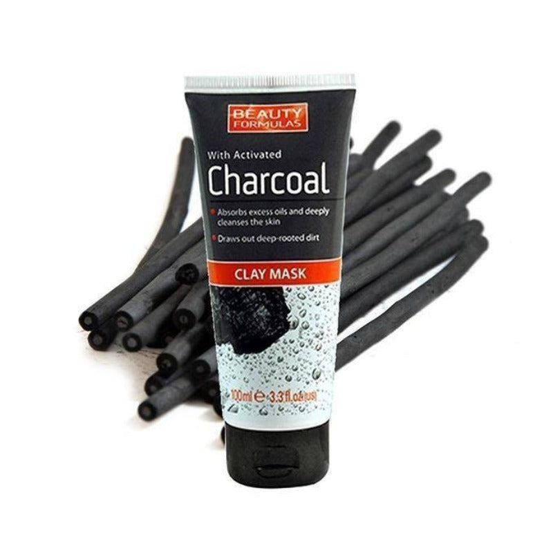 Beauty Formulas Charcoal Clay Mask 100ml