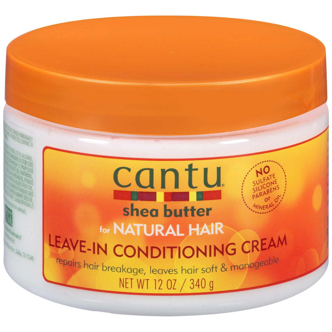 Cantu for Natural Hair Leave-In Conditioning Cream 12oz (340g)