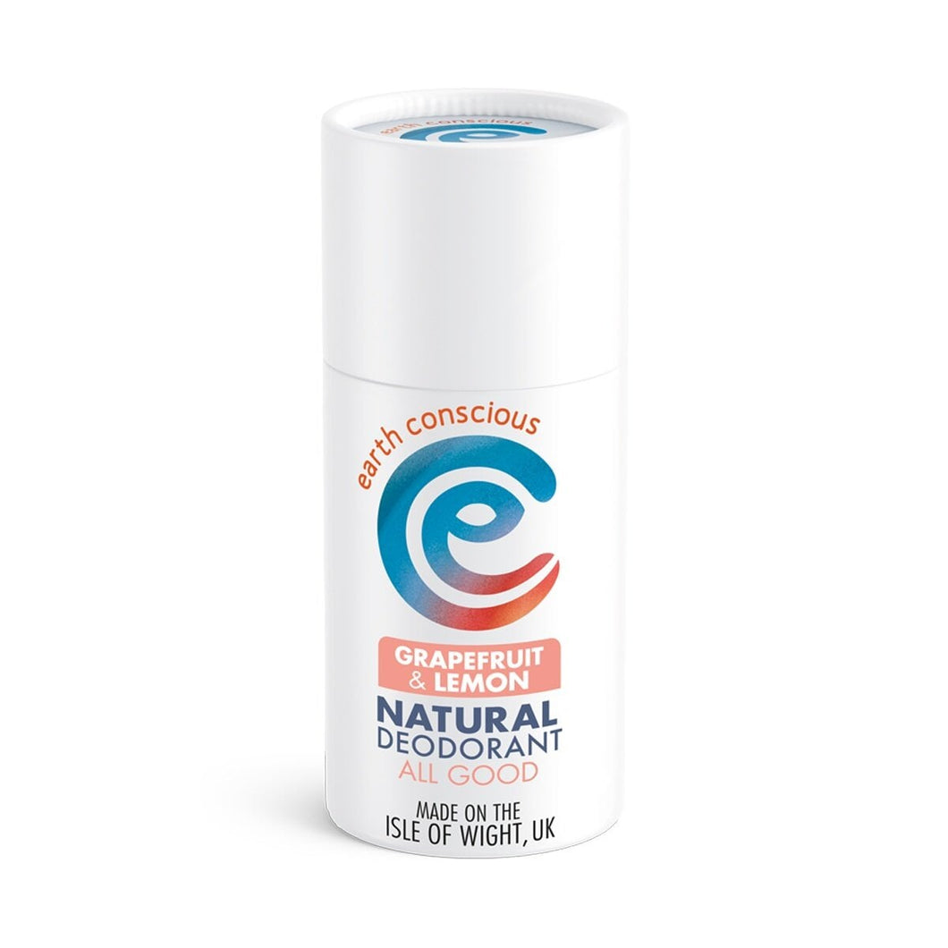 Earth Conscious Natural Deodorant Stick Grapefruit & Lemon 60g