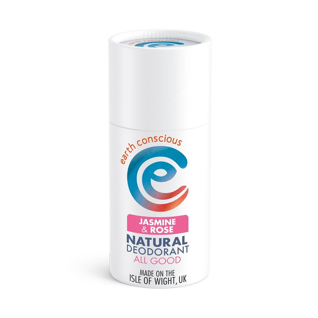 Earth Conscious Natural Deodorant Stick Jasmine & Rose 60g