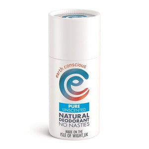 Earth Conscious Natural Deodorant Stick Pure Unscented 60g