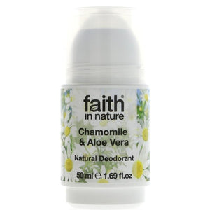 Faith in Nature Chamomile & Aloe Vera Roll-On Deodorant 50ml