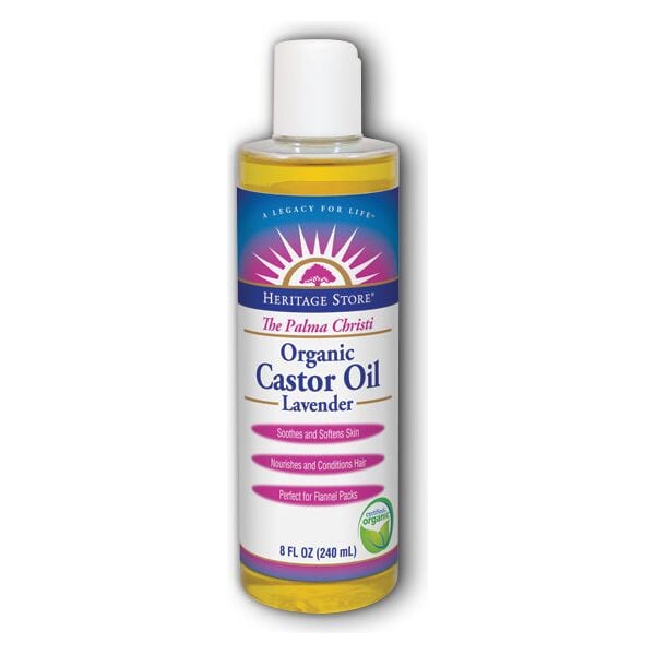 Heritage Store Organic Castor Oil With Lavender 240ml