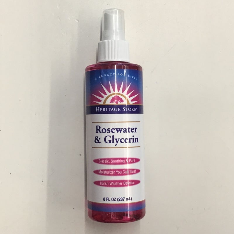 Heritage Store Rosewater & Glycerin 8oz (237ml)