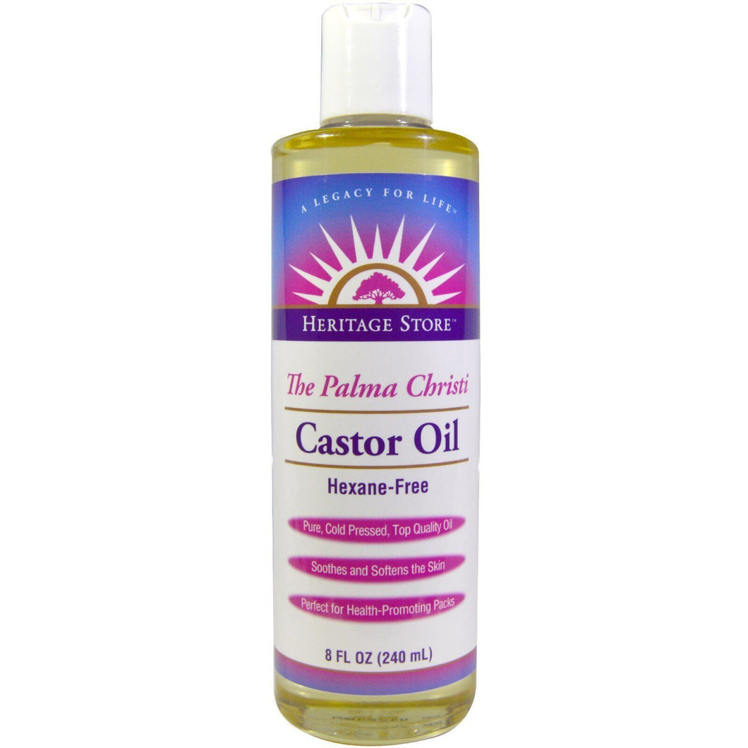 Heritage Store The Palma Christi Pure Castor Oil Hexane-Free 240ml