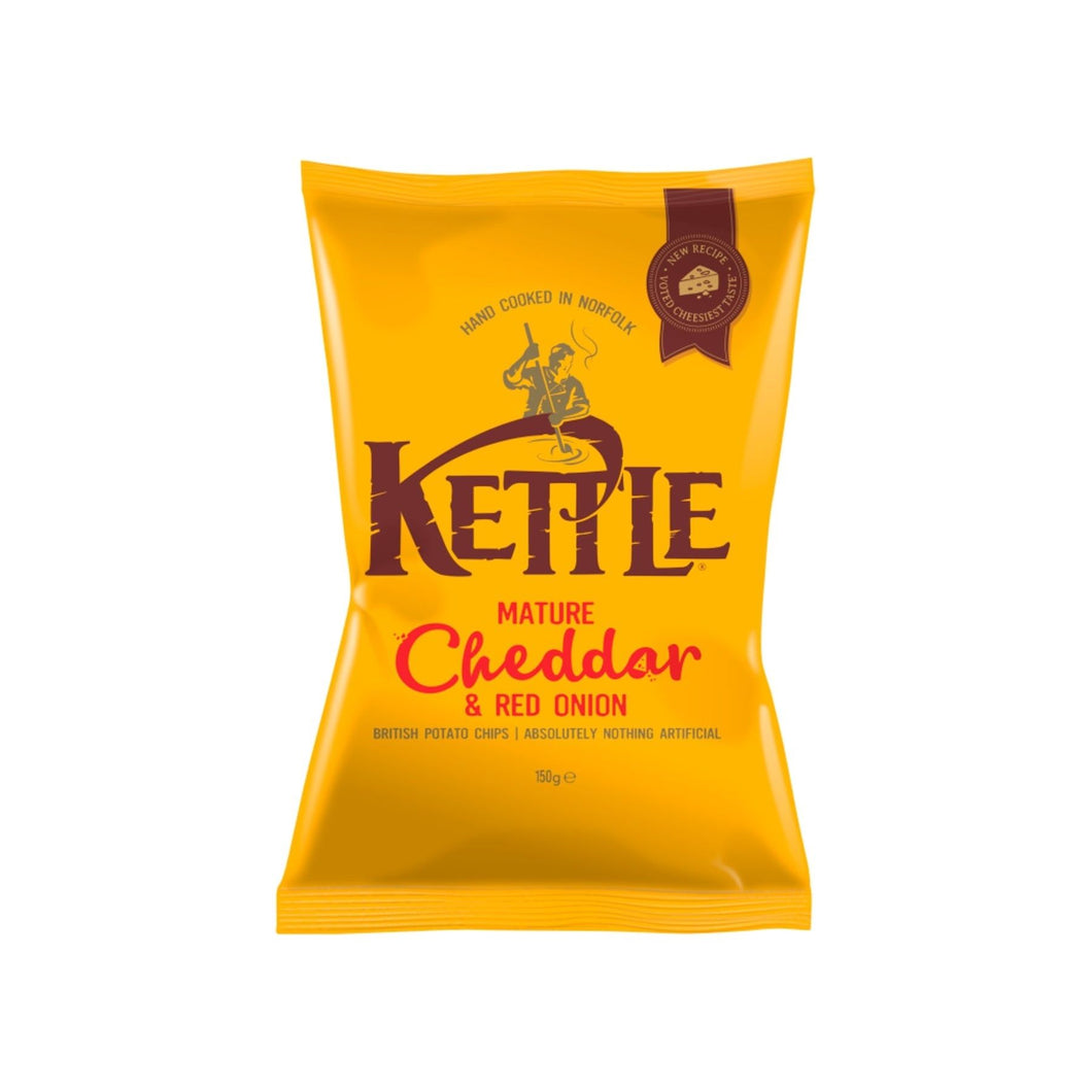 KETTLE?? Chips Mature Cheddar & Red Onion 150g