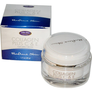 Life-flo Collagen Plus C & E, Natural Cream 1.7oz (48g)