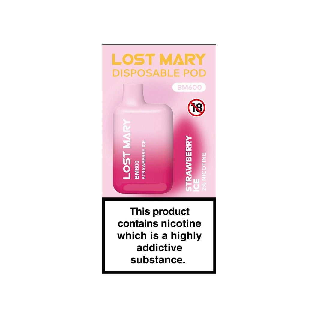 Lost Mary Disposable Pod BM600 Strawberry Ice