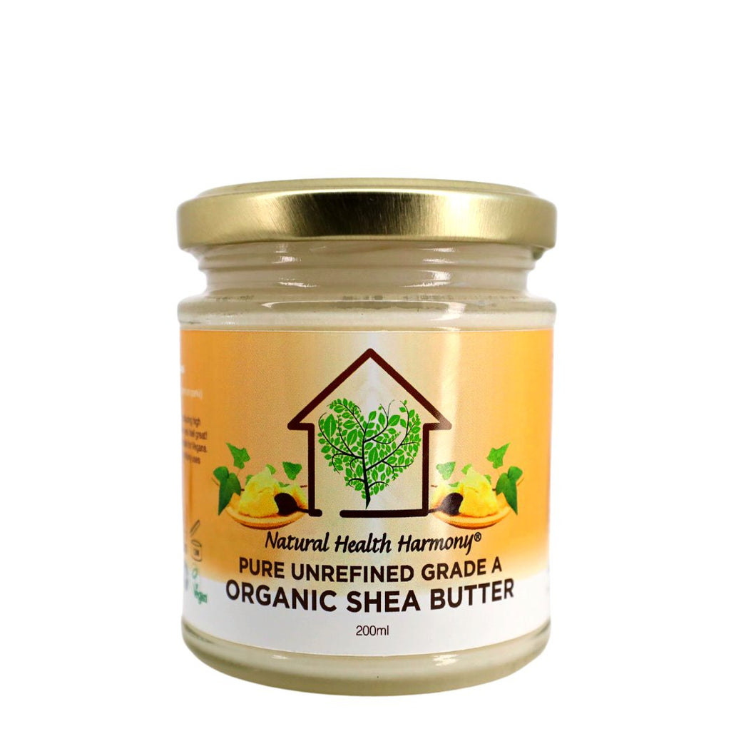 Natural Health Harmony Organic Shea Butter 200ml
