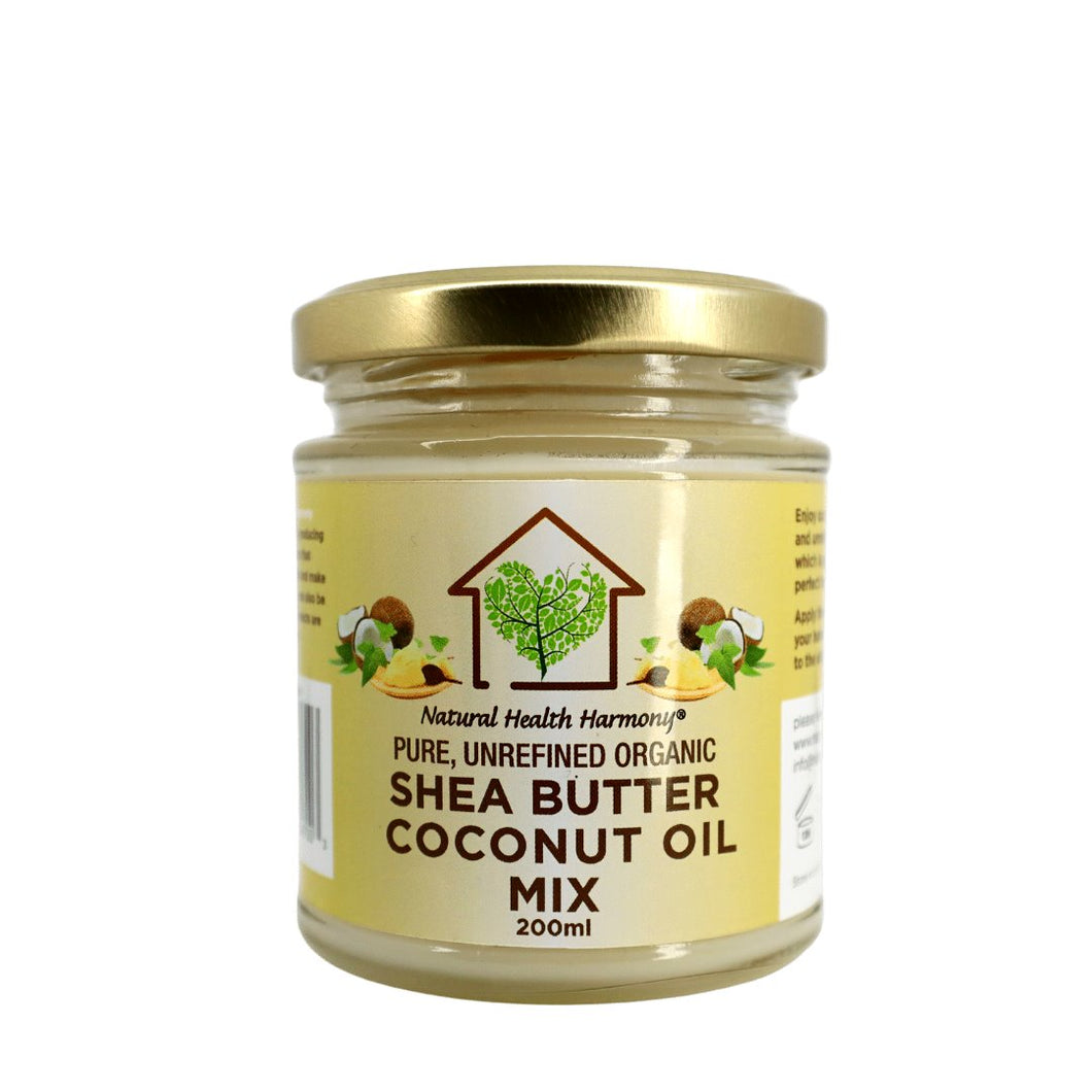 Natural Health Harmony Shea Butter & Coconut Oil Mix 200ml