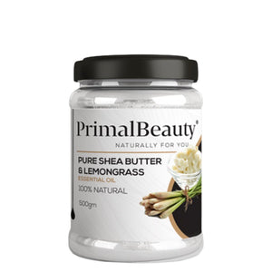 Primal Beauty Pure Shea Butter and Lemongrass 500g