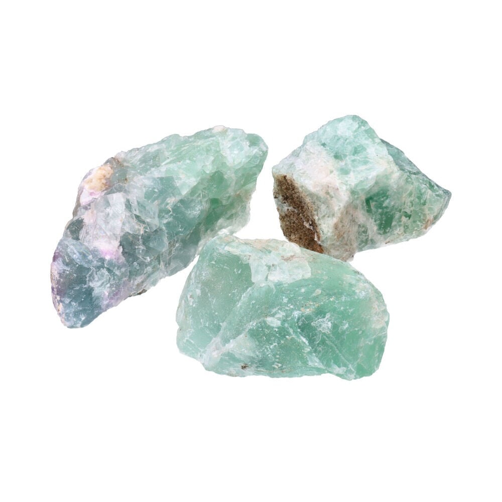 Raw Rainbow Flourite