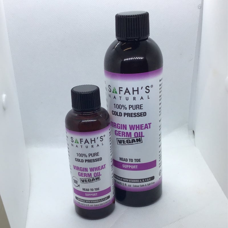 Safah's Natural 100% Pure Cold Pressed Virgin Wheat Germ Oil 100ml