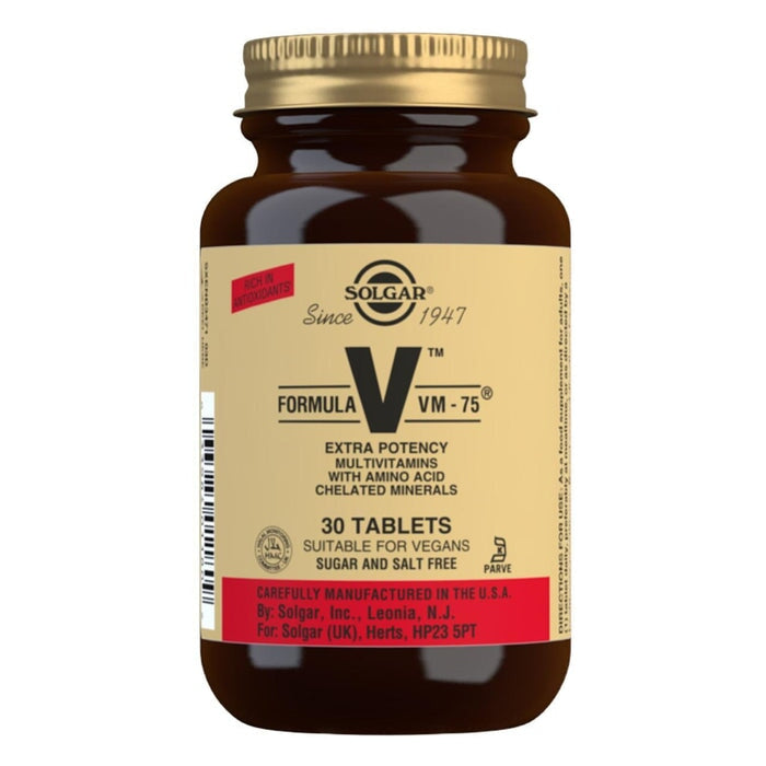 Solgar Formula V VM 75 30 tablets