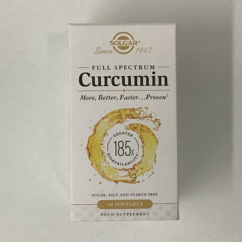 Solgar Full Spectrum Curcumin 30 Softgels