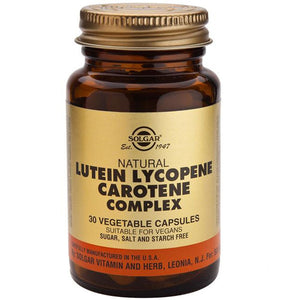 Solgar Natural Lutein Lycopene Carotene Complex 30 Vegetable Capsules