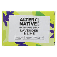 Suma Alter/native Handmade Soap - Lavender & Lime 95g boxed