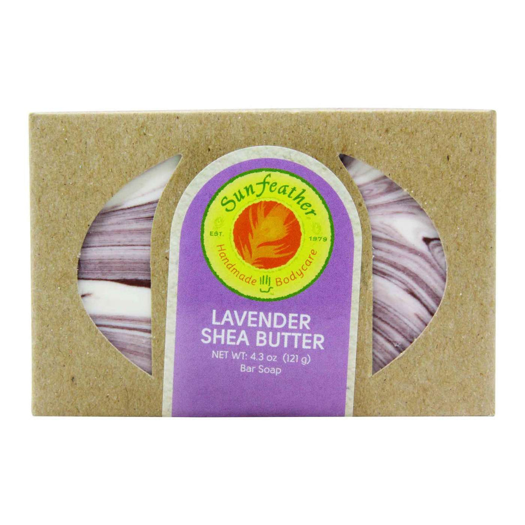 Sunfeather Lavender Shea Butter Soap - 4.3oz (121g)