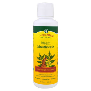TheraNEEM Naturals Neem Mouthwash Cinnamon 16oz (480ml)