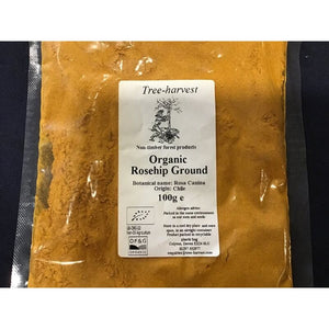 Tree Harvest Organic Rosehips Ground 100g