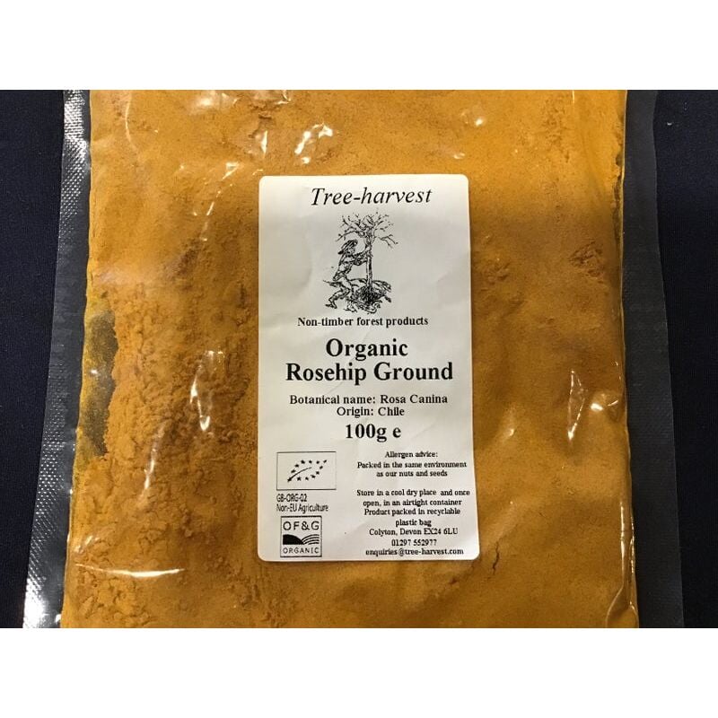 Tree Harvest Organic Rosehips Ground 100g