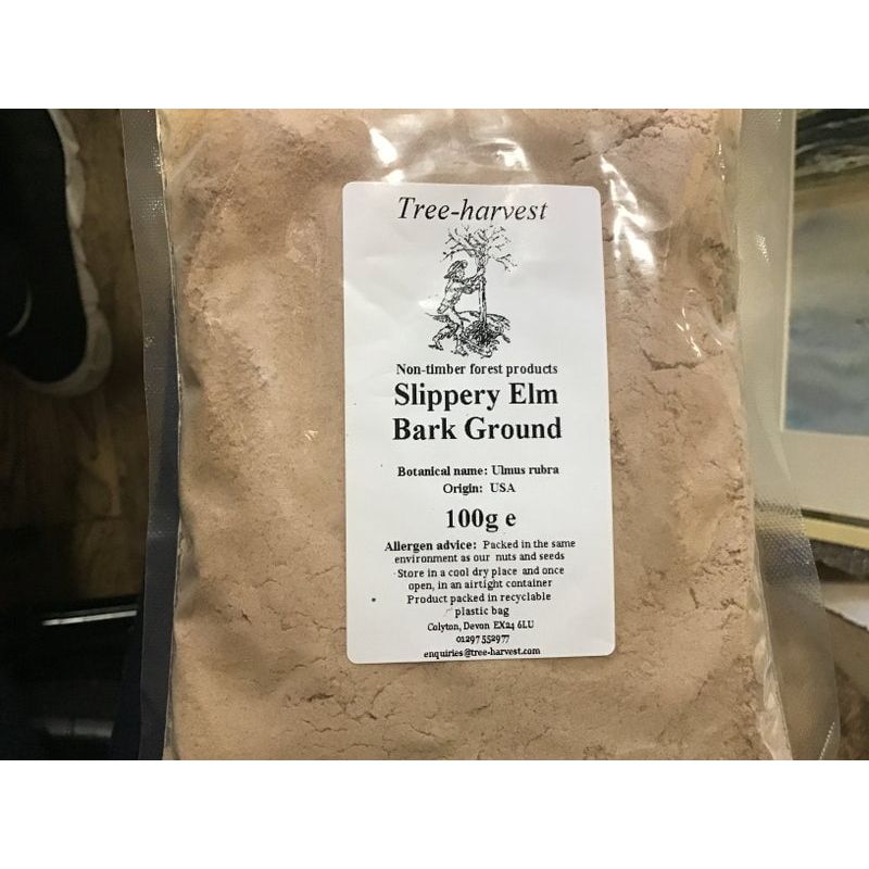 Tree Harvest Slippery Elm Bark Ground 100g